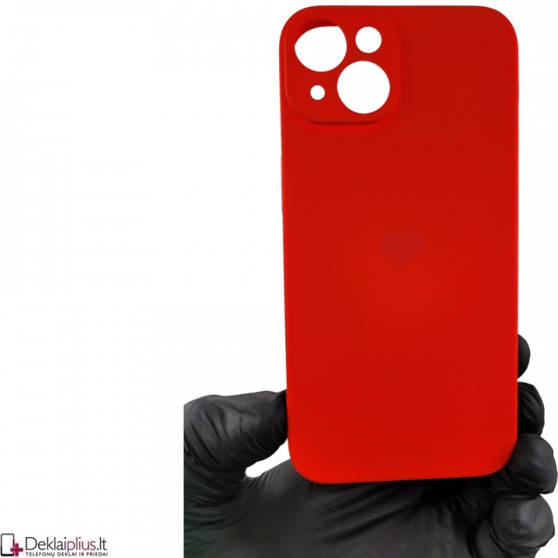 Švelnus silikoninis dėklas - raudonas (Apple Iphone 14) Švelnus silikoninis dėklas - raudonas (Apple Iphone 14)